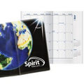 Inspire Global Classic Monthly Pocket Planner w/ 4 Color Map